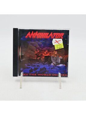 Annihilator Set The World On Fire CD 1993 Roadrunner Records Heavy Metal Album